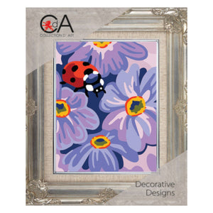 Ladybird and Flowers Needlepoint Kit