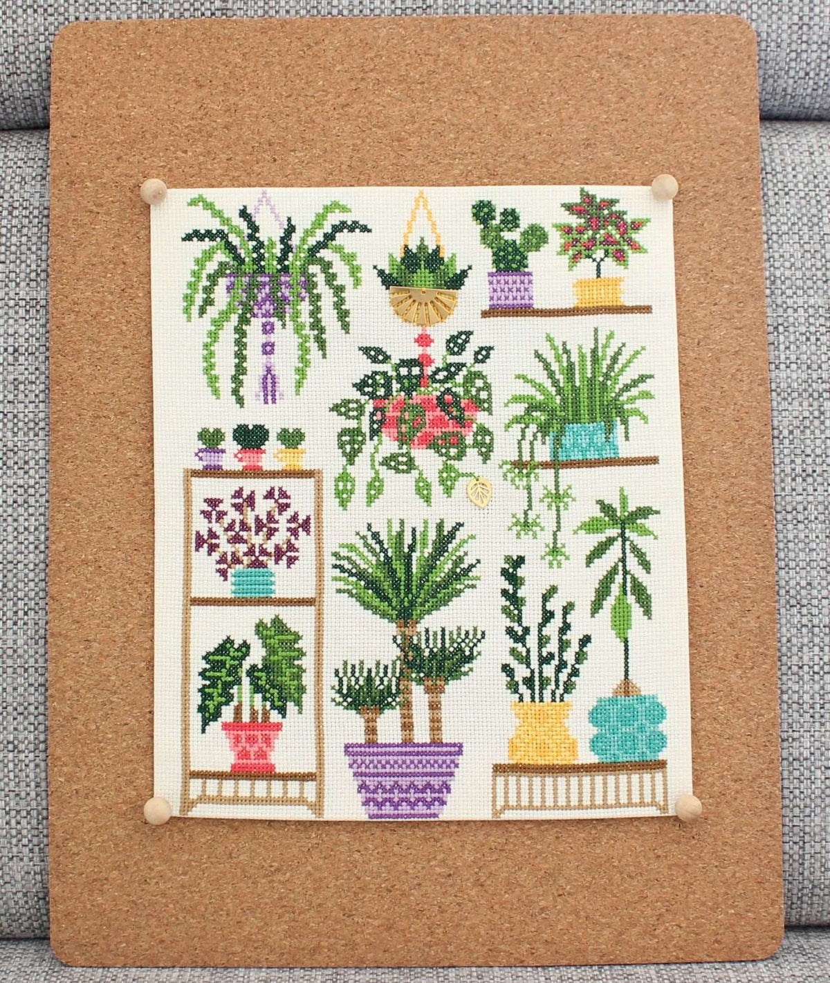 Homey Houseplants V2 Cross Stitch Kit
