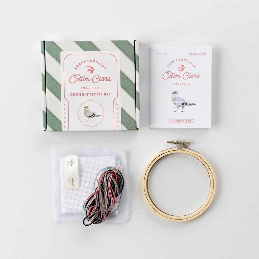 Pigeon Cross Stitch Kit-Stitched Modern