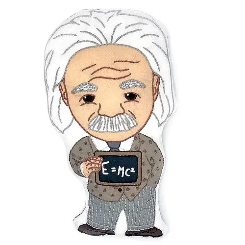 Albert Einstein Stuffie Hand Embroidery Kit