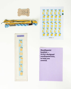 Lemons Needlepoint Key Fob Kit
