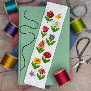 Cottage Garden Cross Stitch Bookmark Kit