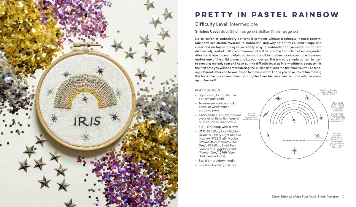 Embroidery Handbook: Essential Stitches For Gorgeous Designs-Stitched Modern