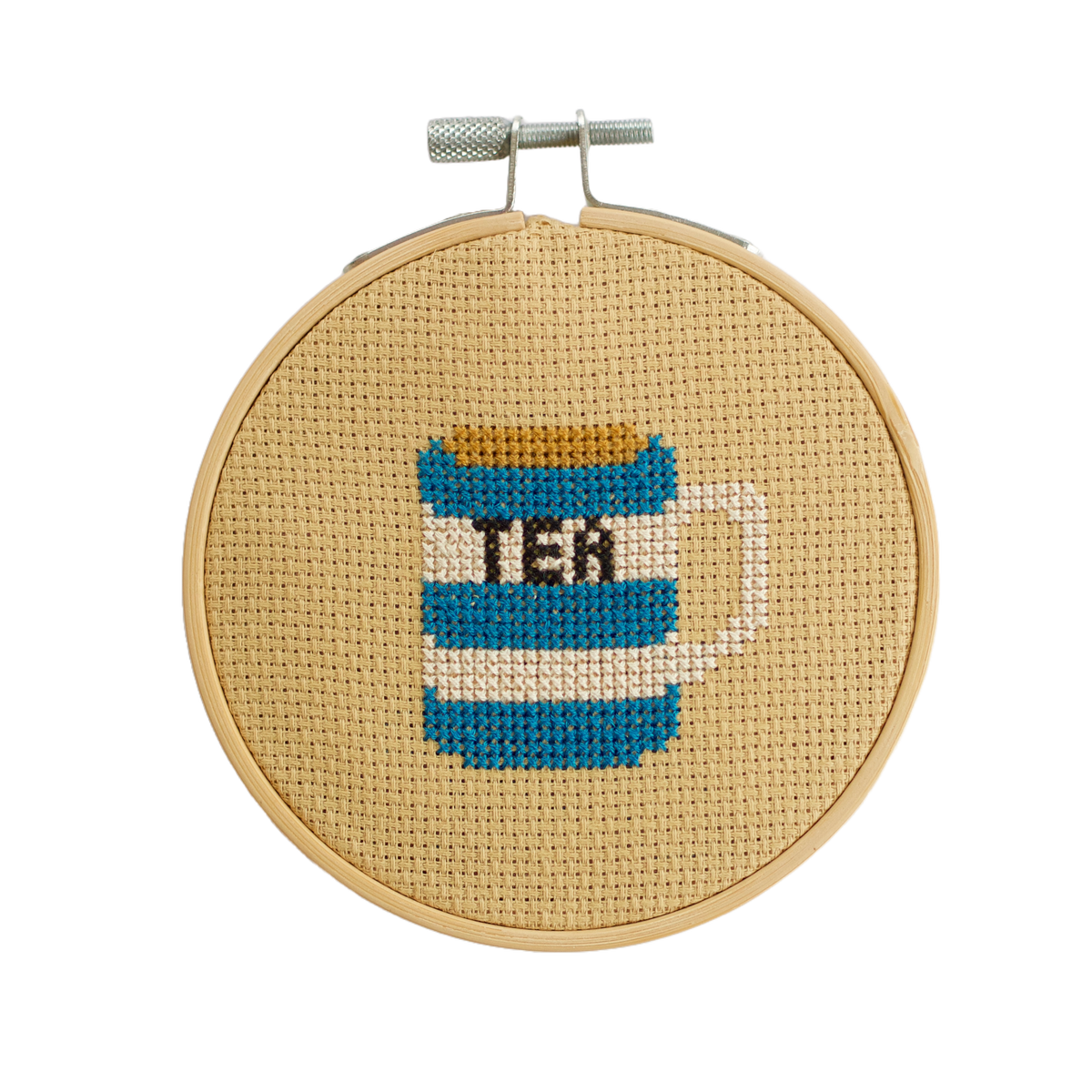 Cup of Tea Cross Stitch Kit-Stitched Modern