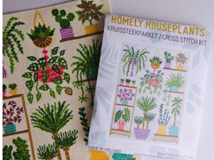 Homey Houseplants V2 Cross Stitch Kit