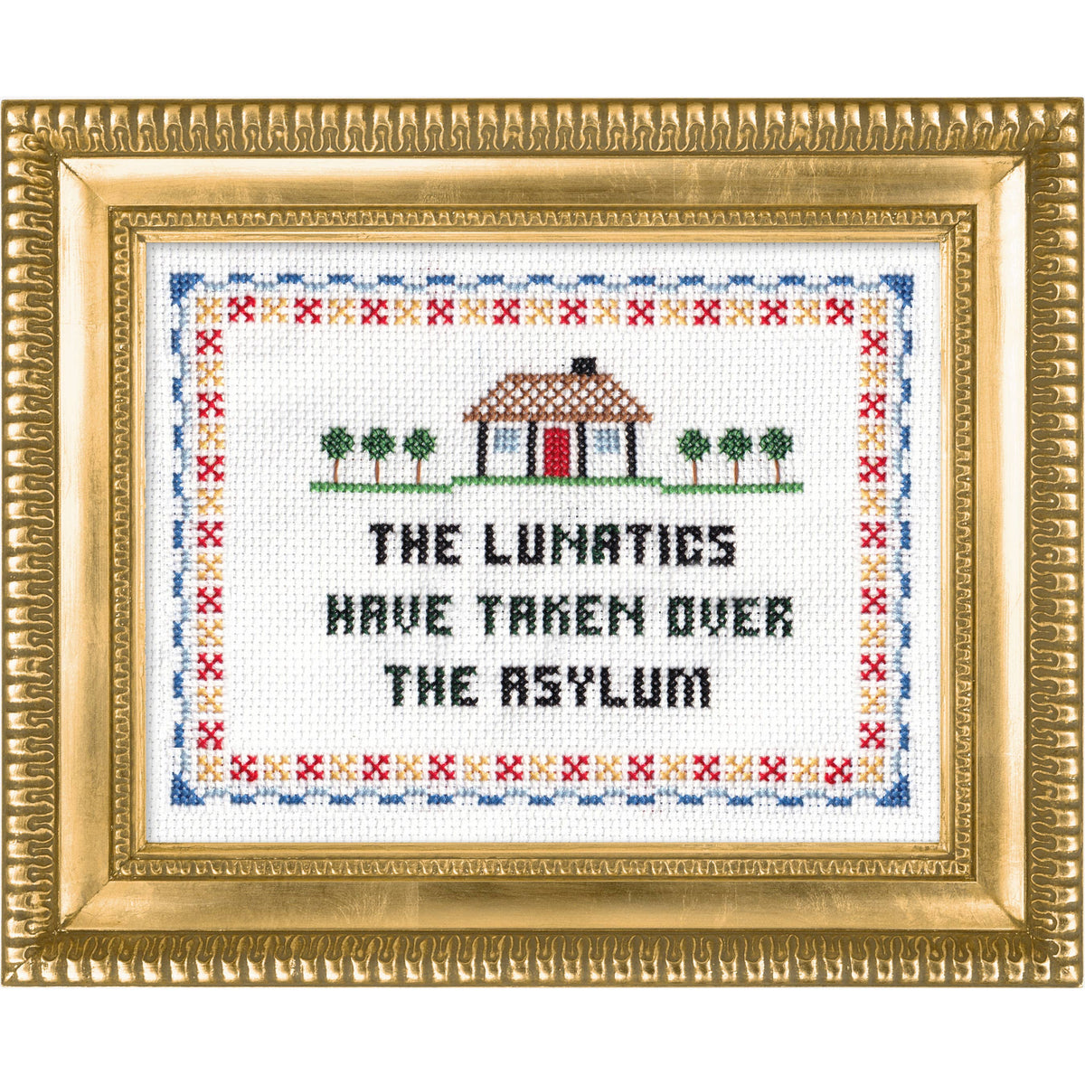 The Lunatics Have Taken Over Cross Stitch Kit-Stitched Modern