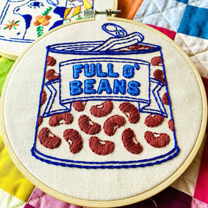 Beans Hand Embroidery Kit