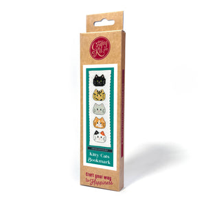 Kitty Cats Cross Stitch Bookmark Kit