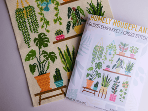 Homey Houseplants V1 Cross Stitch Kit
