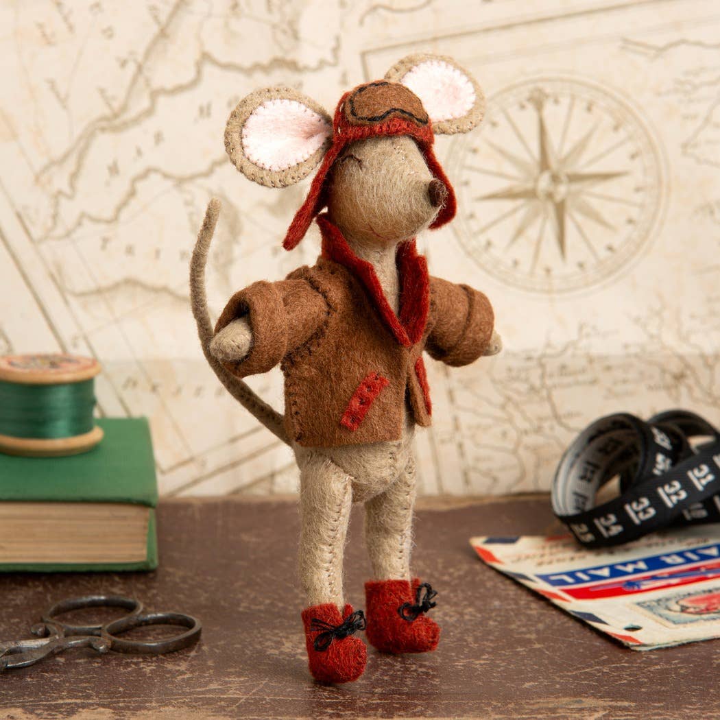 Felt Craft Mini Kit - Little Mouse the Aviator