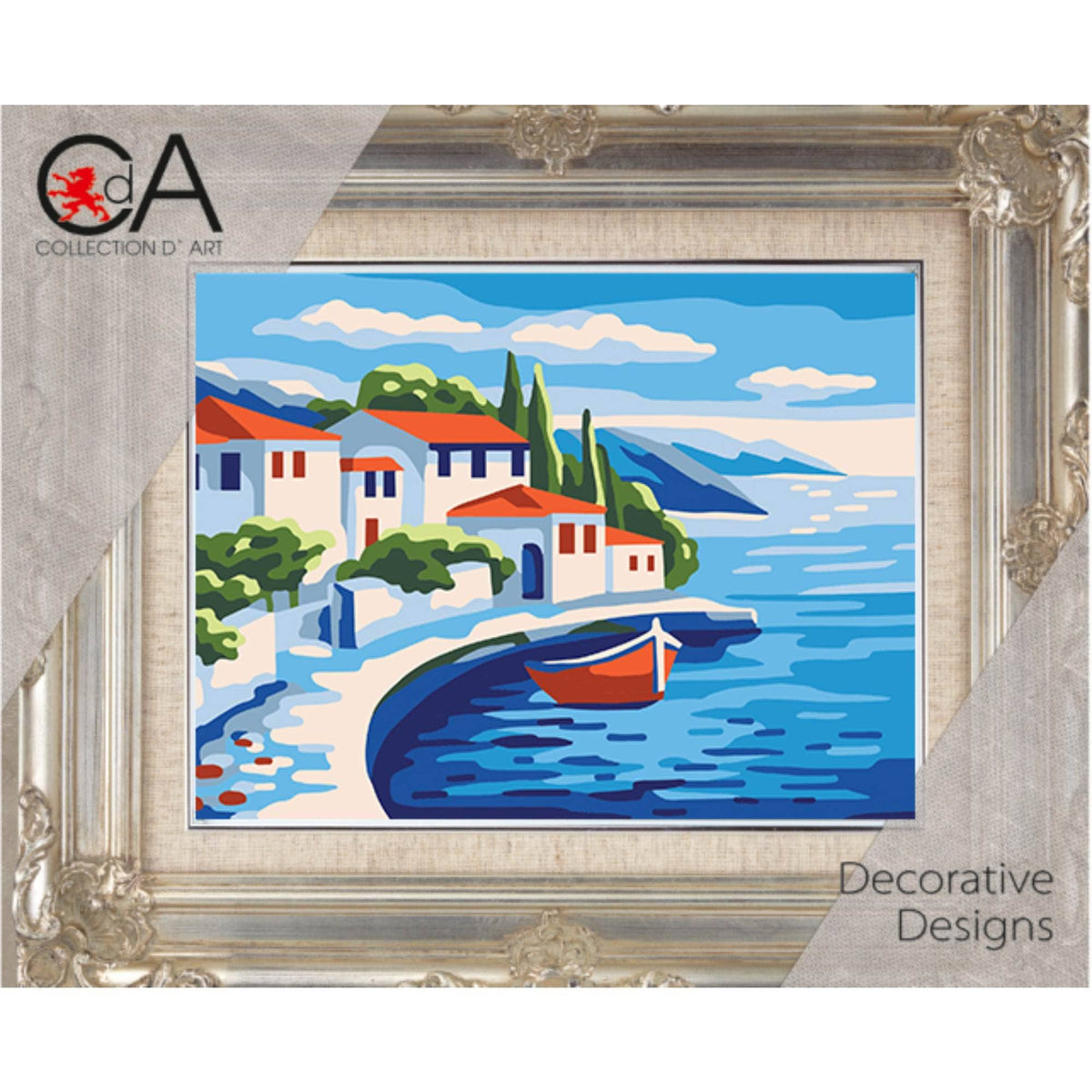 Scarlet Roofs Needlepoint Kit