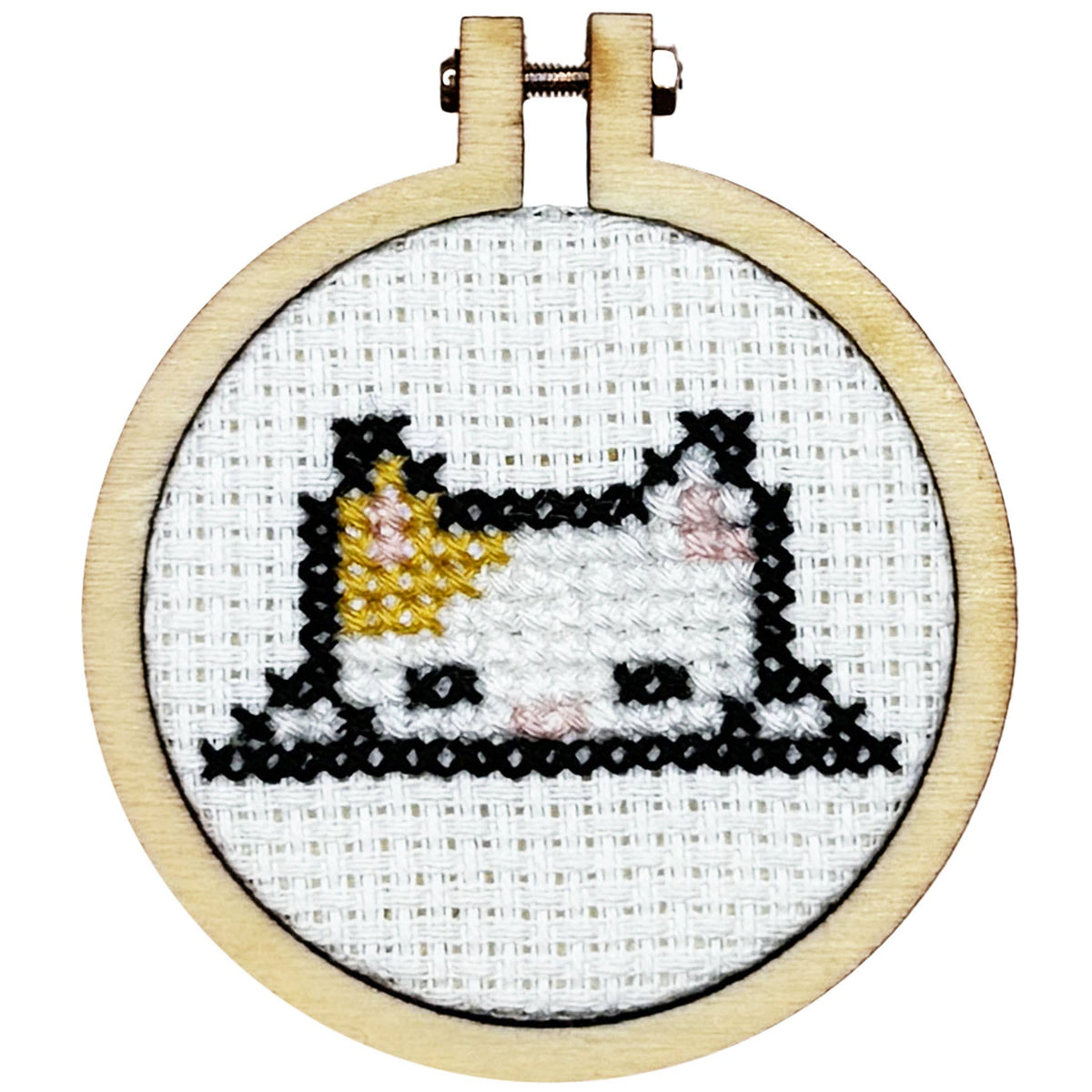 Mini Matchbox Cross Stitch Kit - How Are You Feline-Stitched Modern