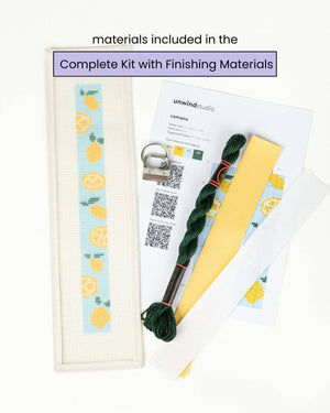 Lemons Needlepoint Key Fob Kit