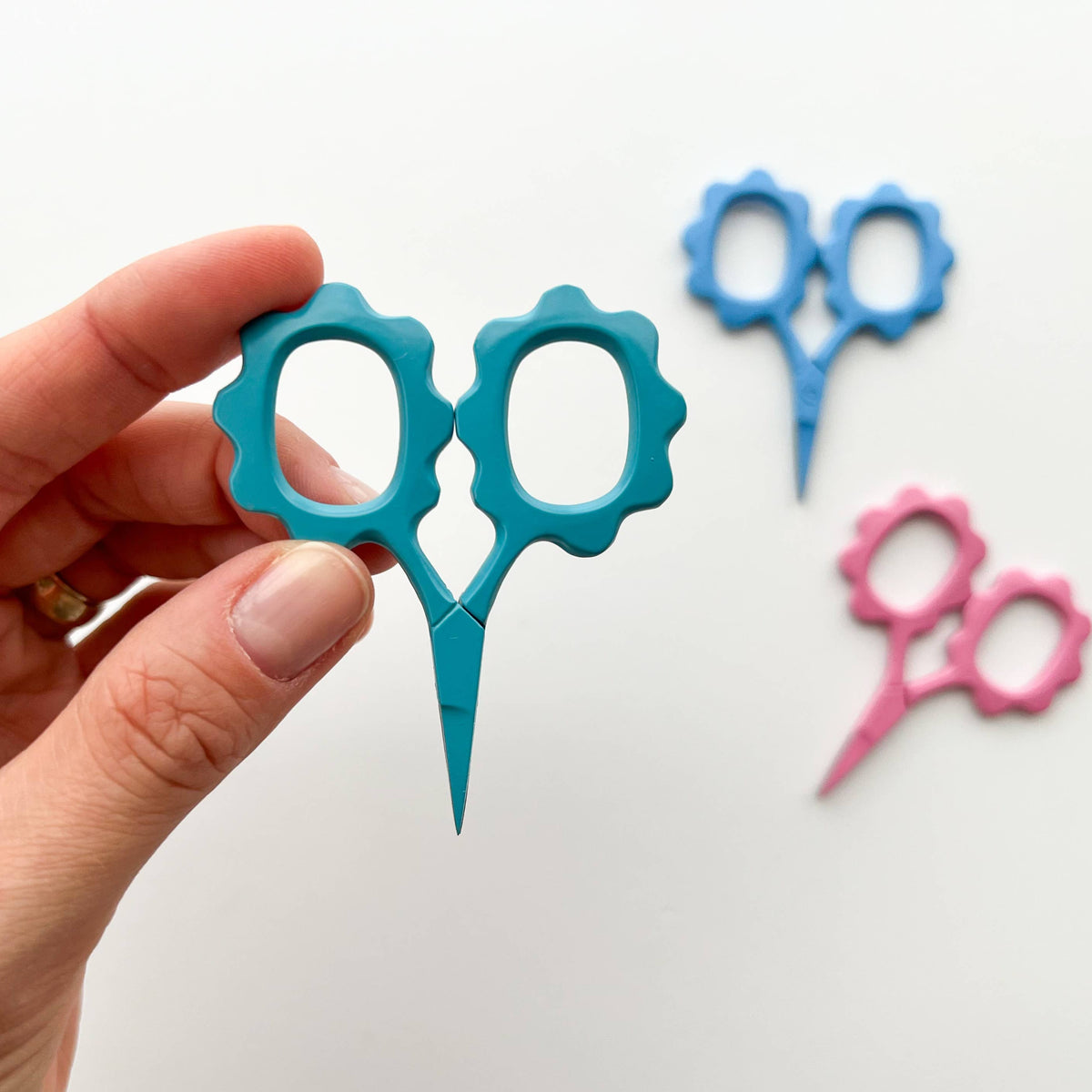 Small Flower Embroidery Scissors-Stitched Modern