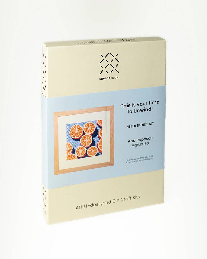 Ramen Night Needlepoint Kit-Stitched Modern