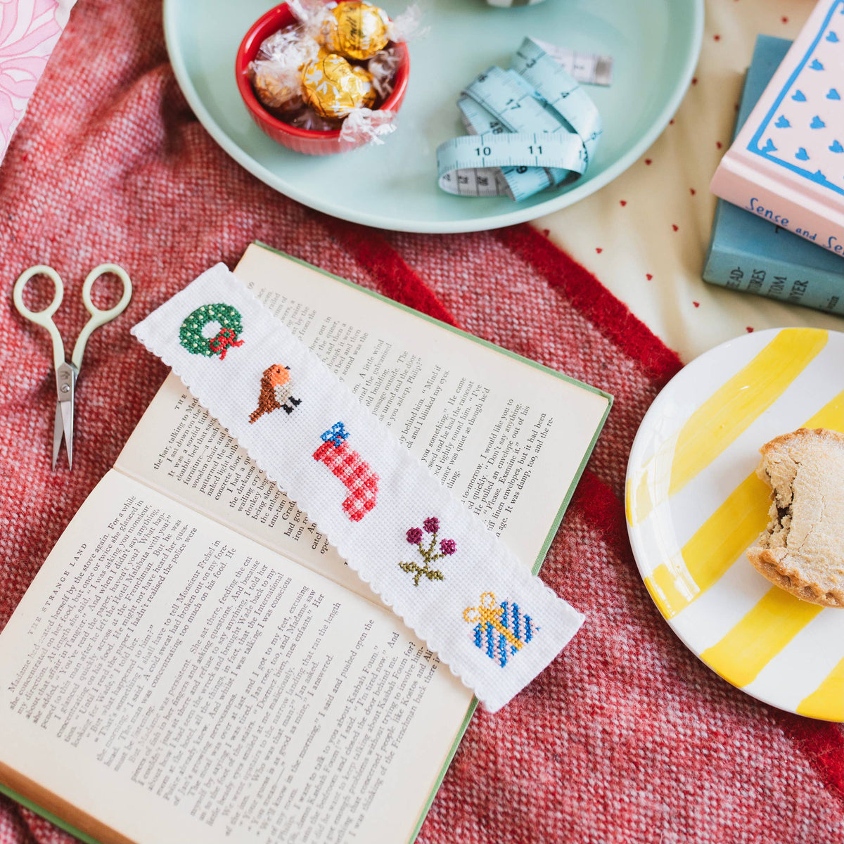 Christmas Counted Cross Stitch Bookmark Kit