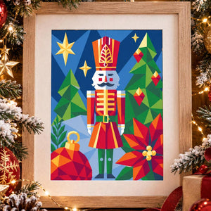 Forest Nutcracker Needlepoint Kit