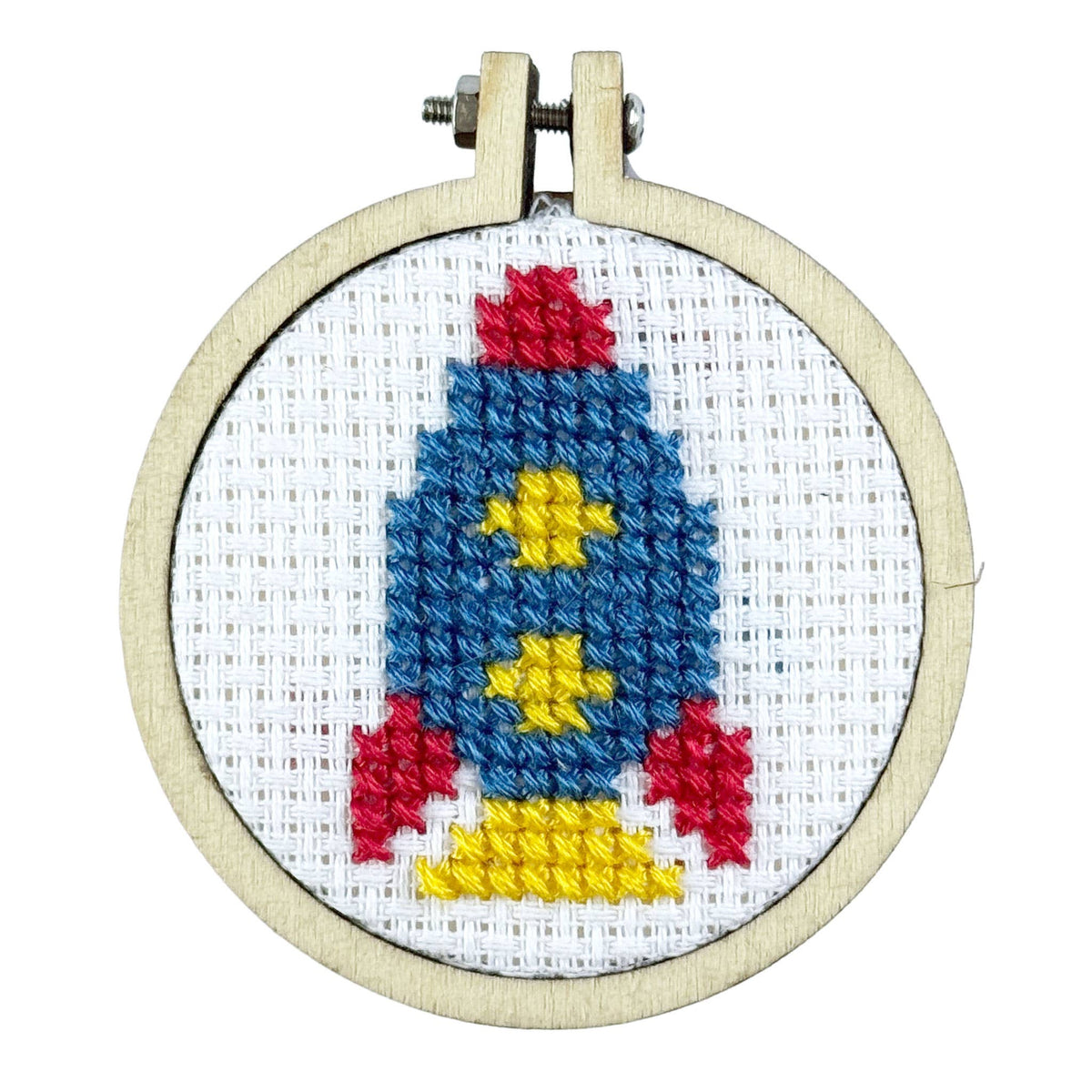 Mini Matchbox Cross Stitch Kit - Reach for the Stars-Stitched Modern
