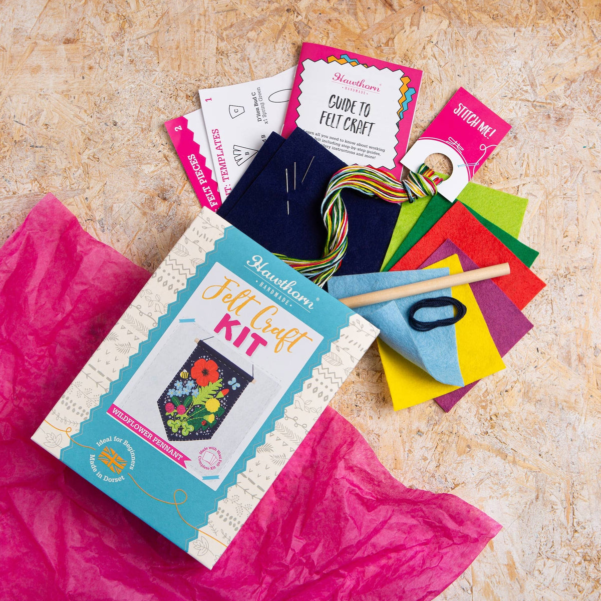 Wildflower Pennant Felt Craft Kit