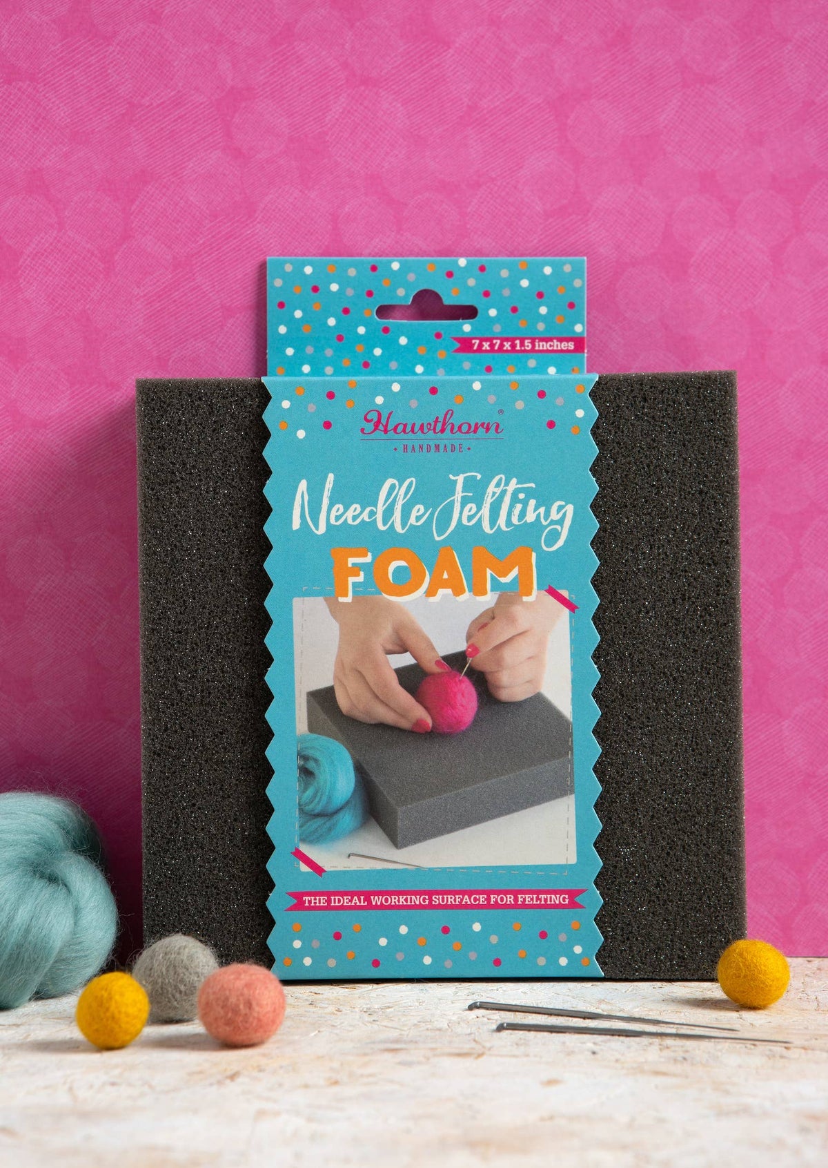 Needle Felting Foam Block-Stitched Modern