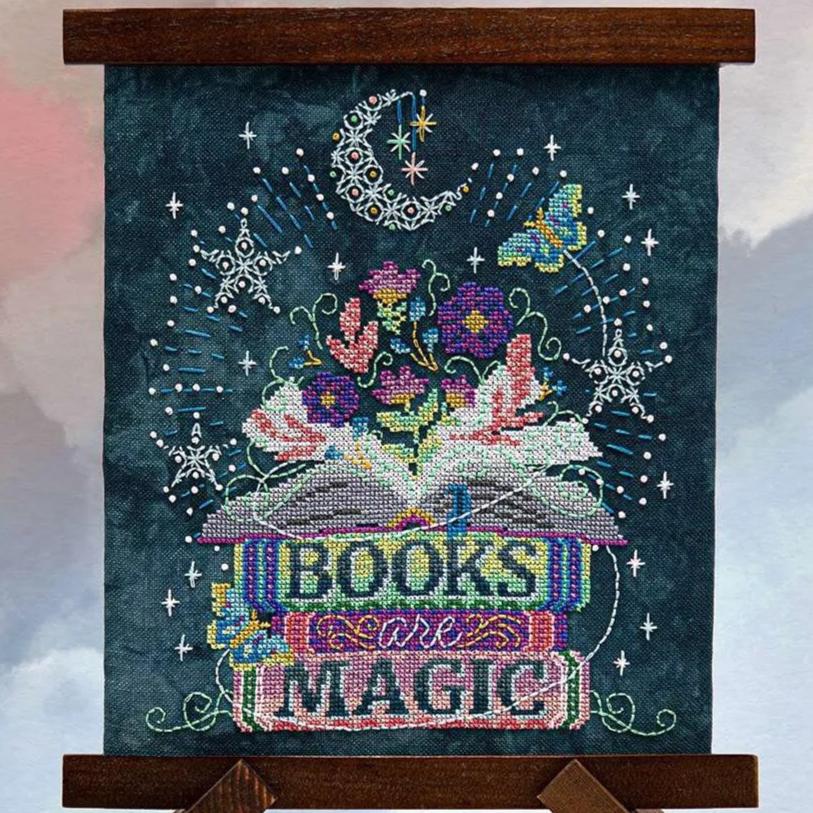 Books Are Magic Cross Stitch Pattern