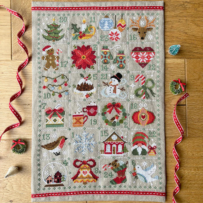 Feeling Festive Advent Cross Stitch Pattern