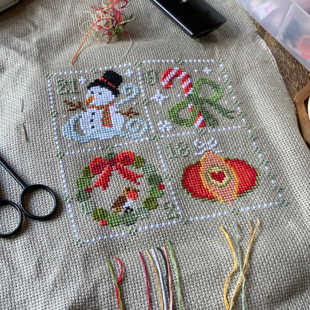 Feeling Festive Advent Cross Stitch Pattern