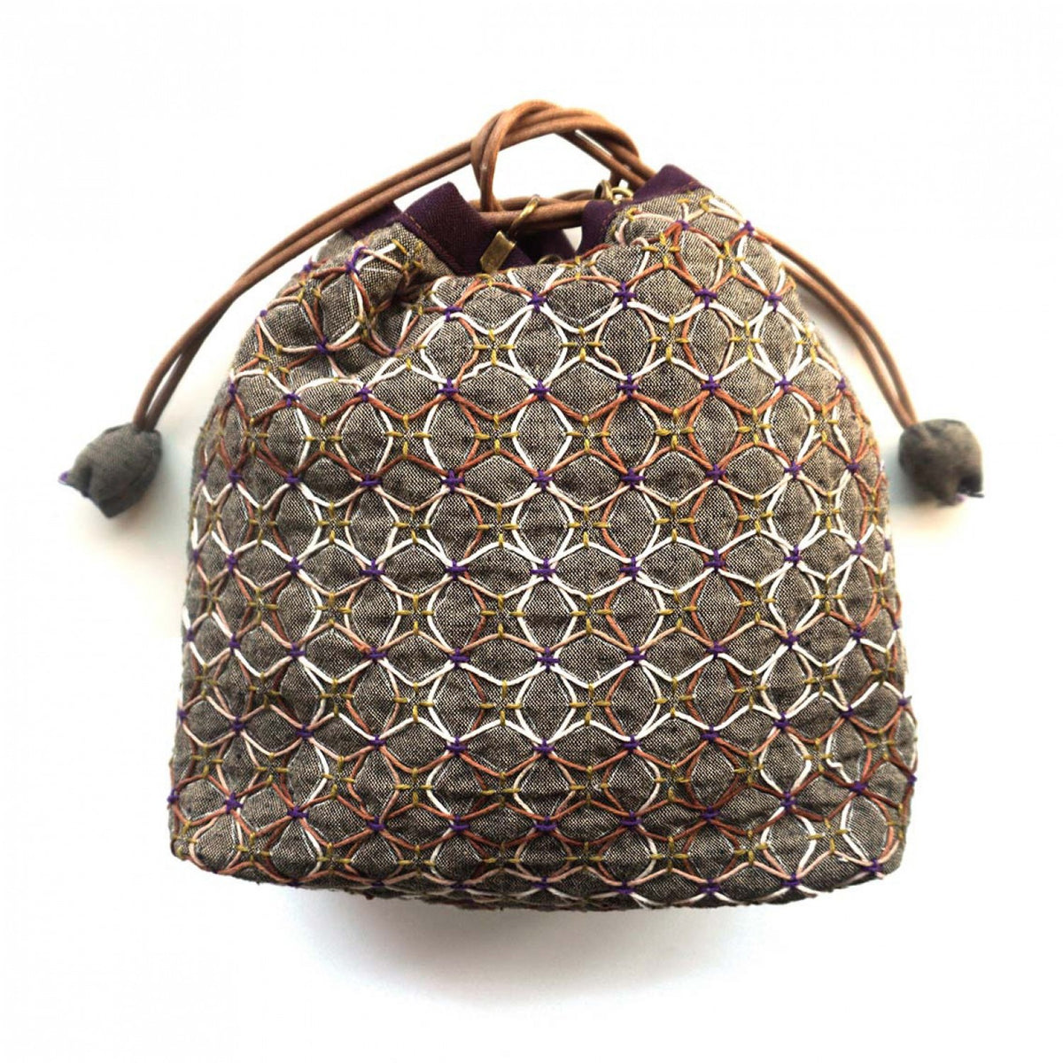 Japanese Sashiko Drawstring Bag Kit