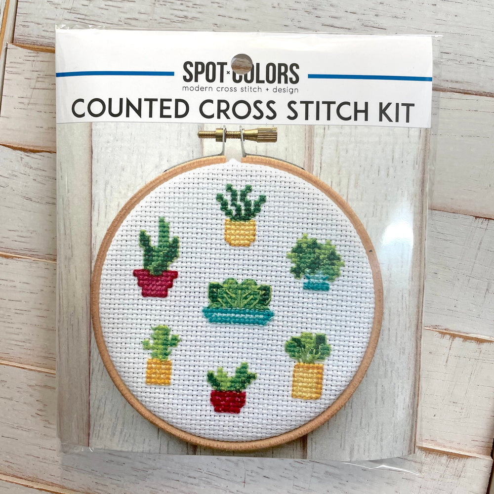 Plant Life Mini Cross Stitch Kit - Stitched Modern