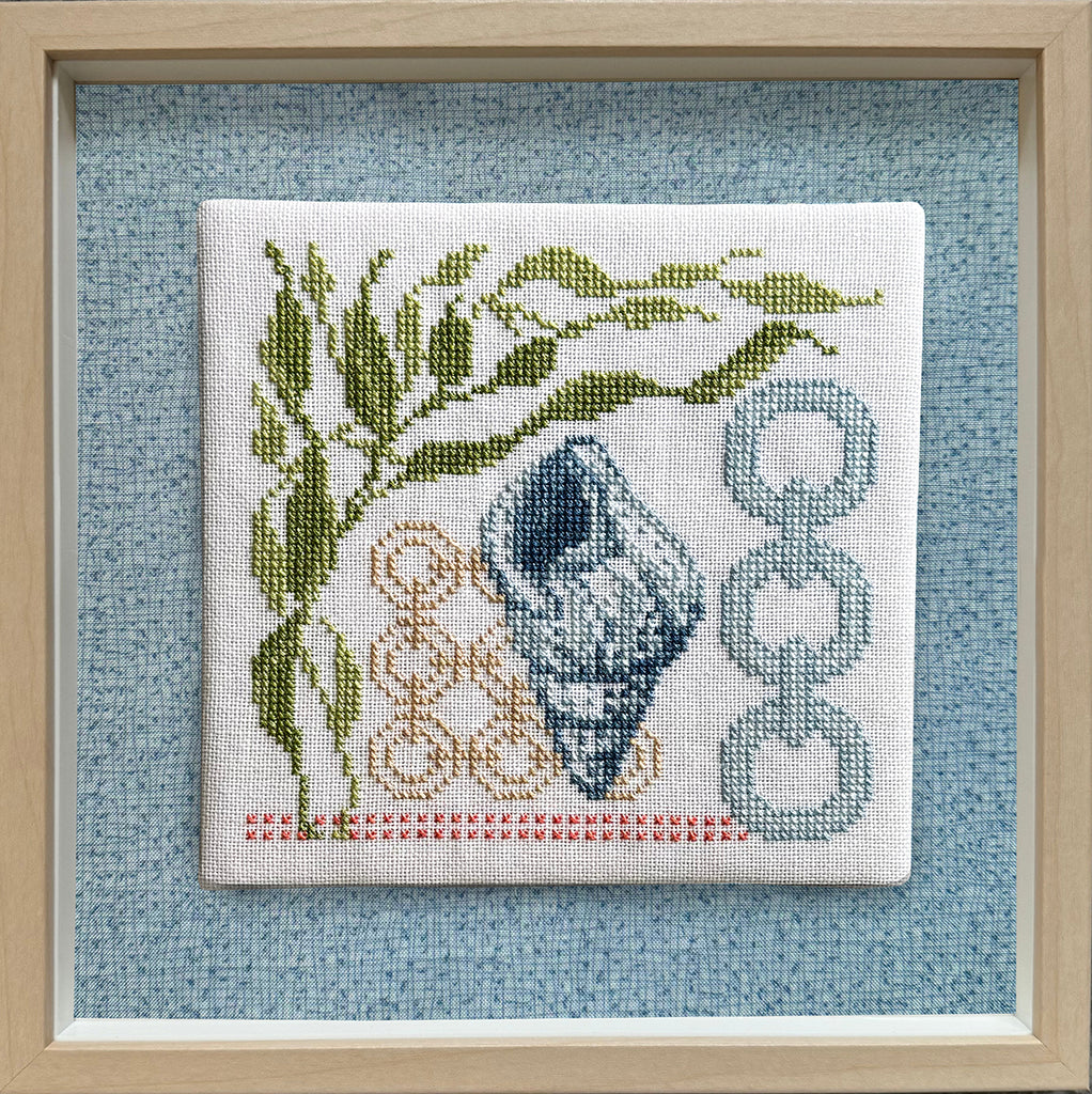 Cross Stitch Pattern - Modern Beach House 2 - Stitched Modern