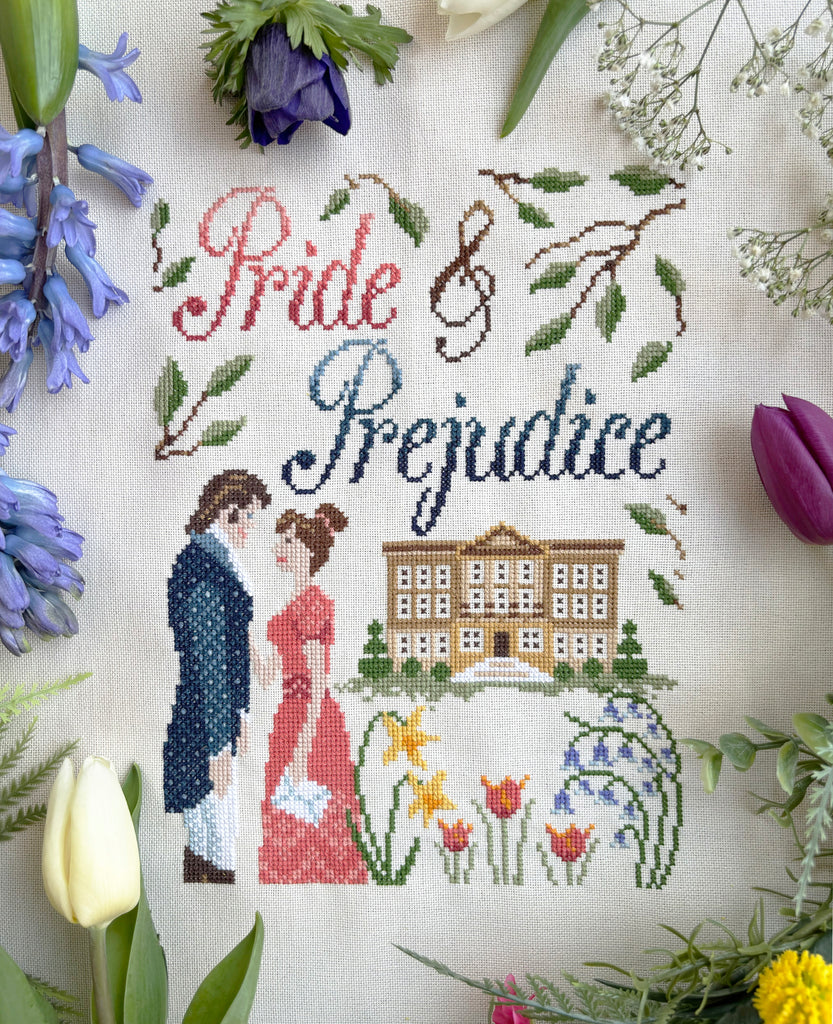 Jane Austen Pride & Prejudice Cross Stitch Pattern