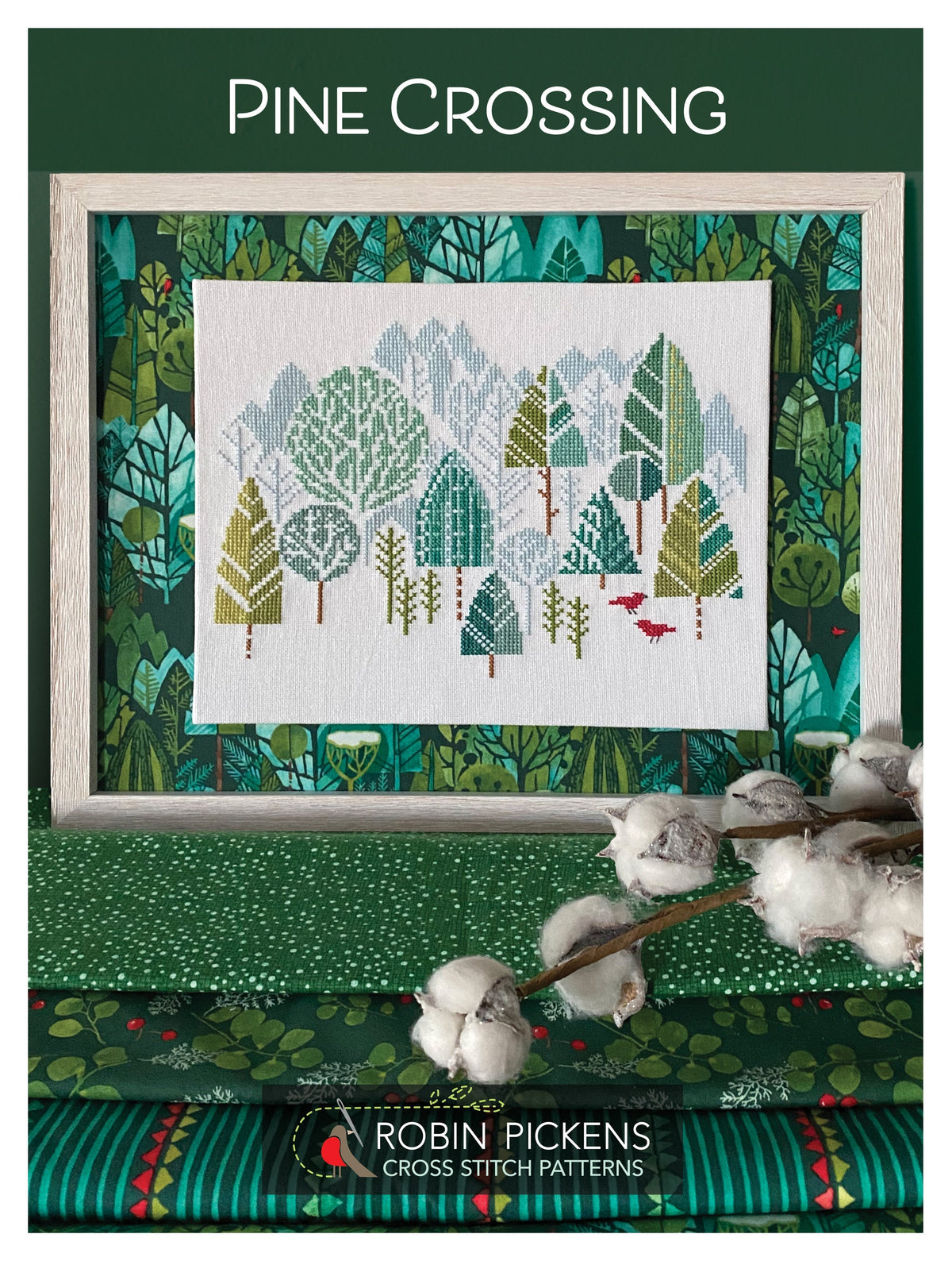 Pine Crossing Cross Stitch Pattern