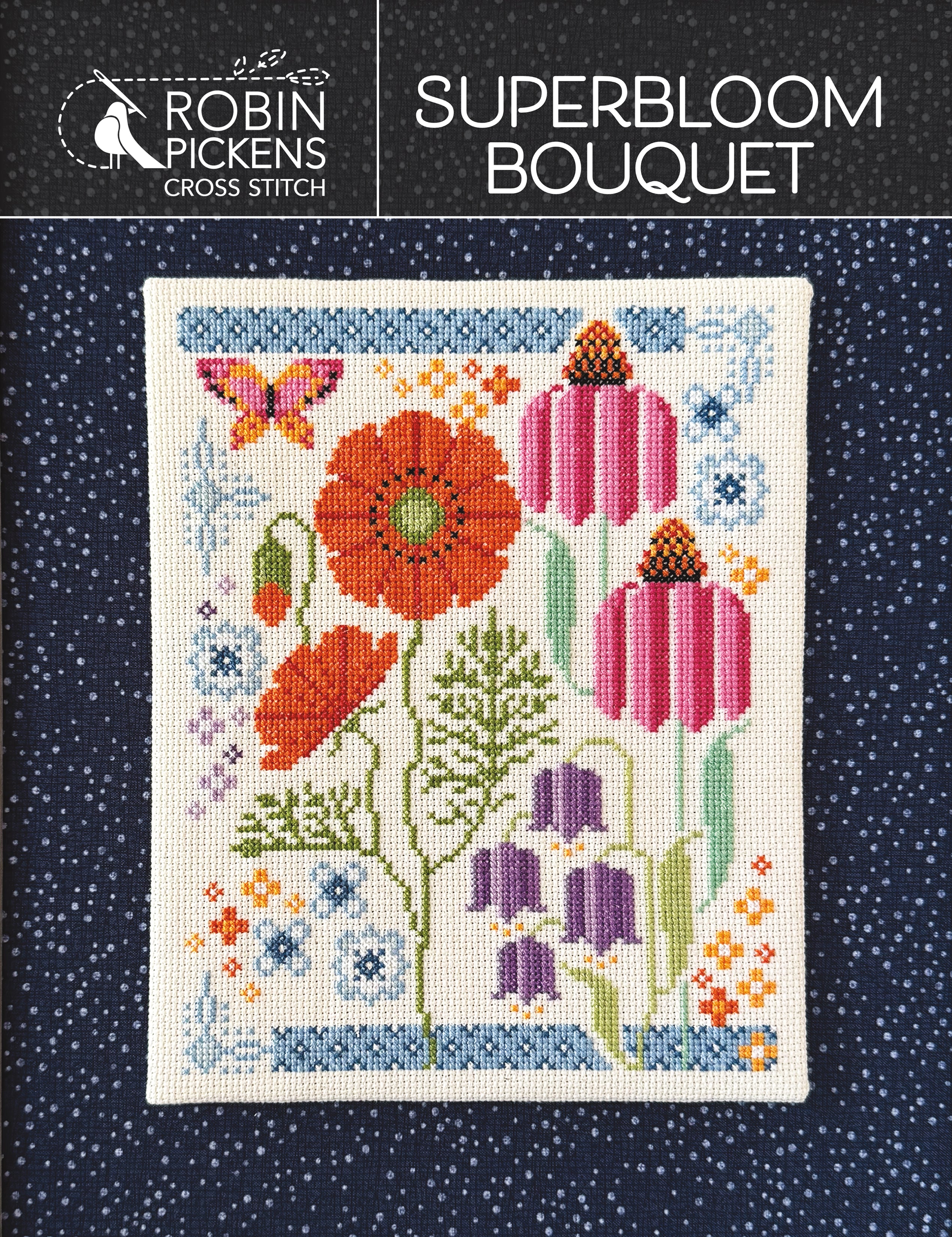 Superbloom Cross Stitch Pattern - Stitched Modern