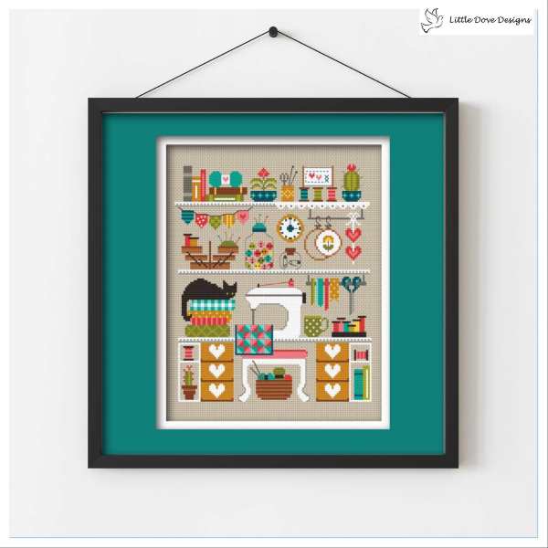 The Sewing Room Cross Stitch Pattern