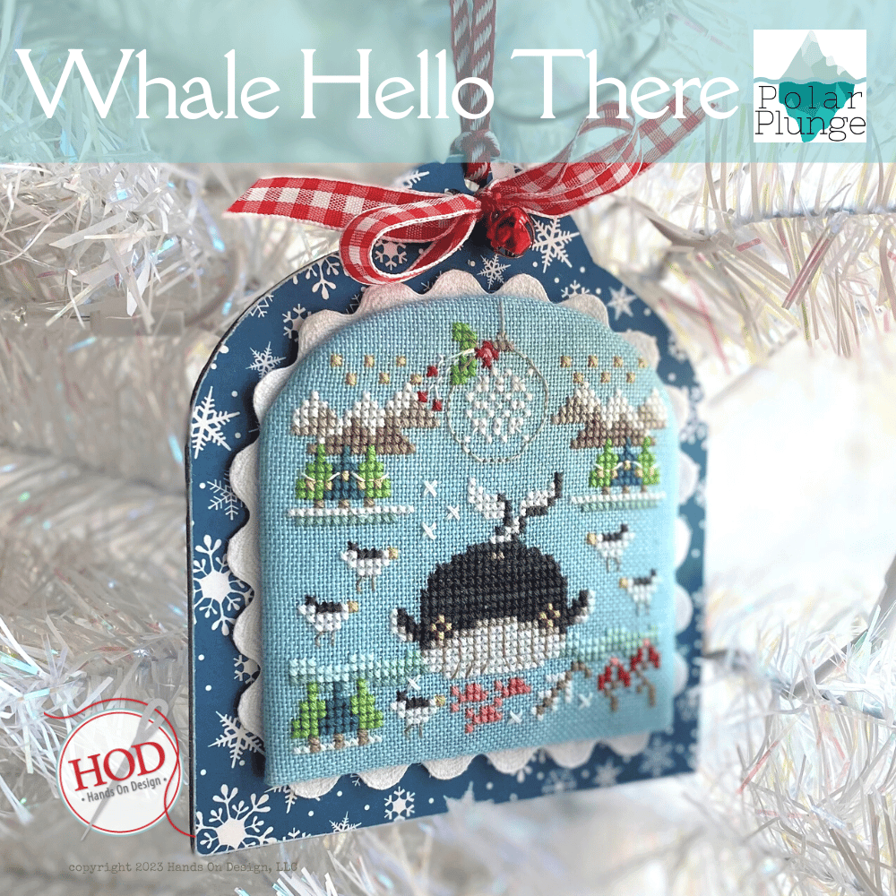 Whale Hello There Cross Stitch Pattern