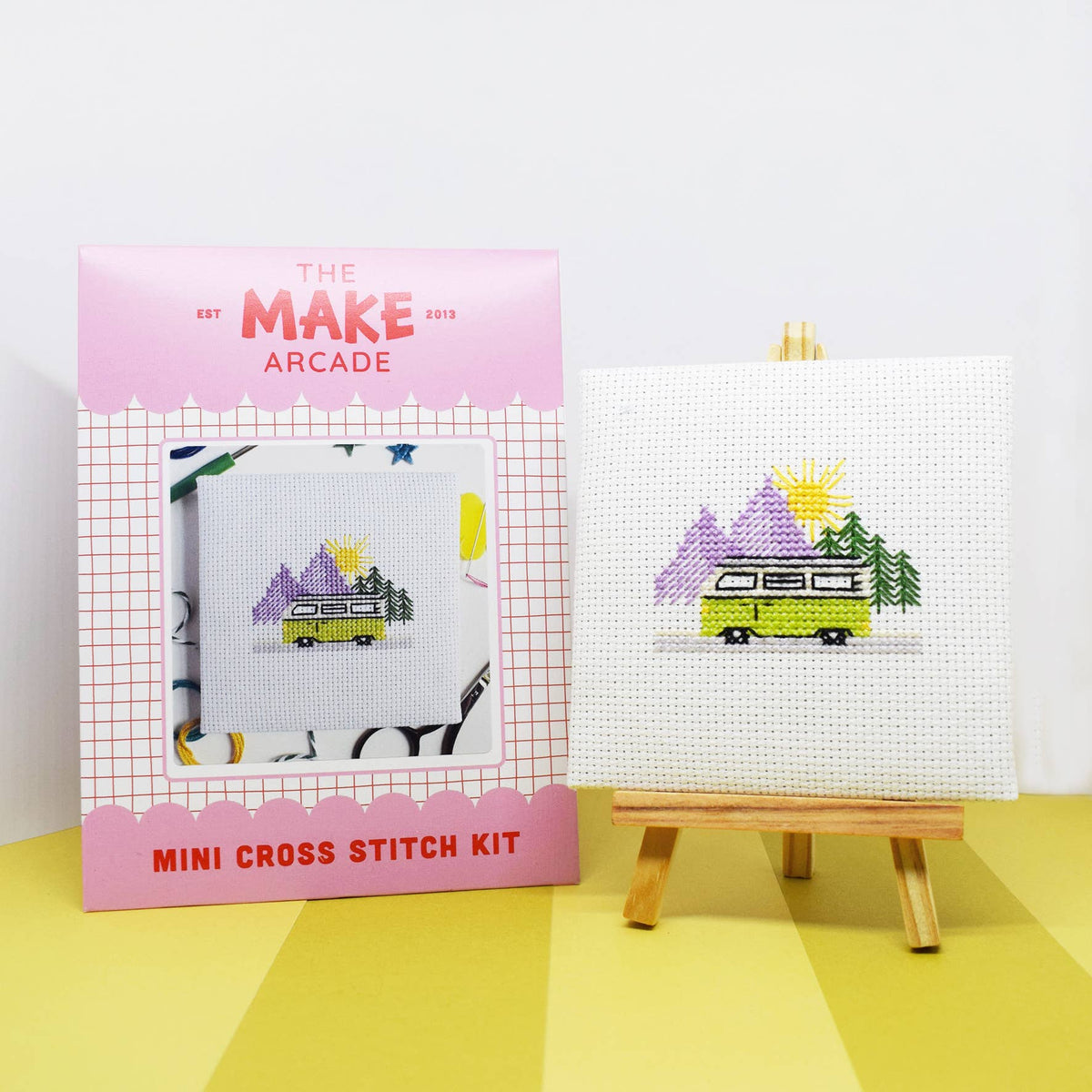 Campervan Mini Cross Stitch Kit