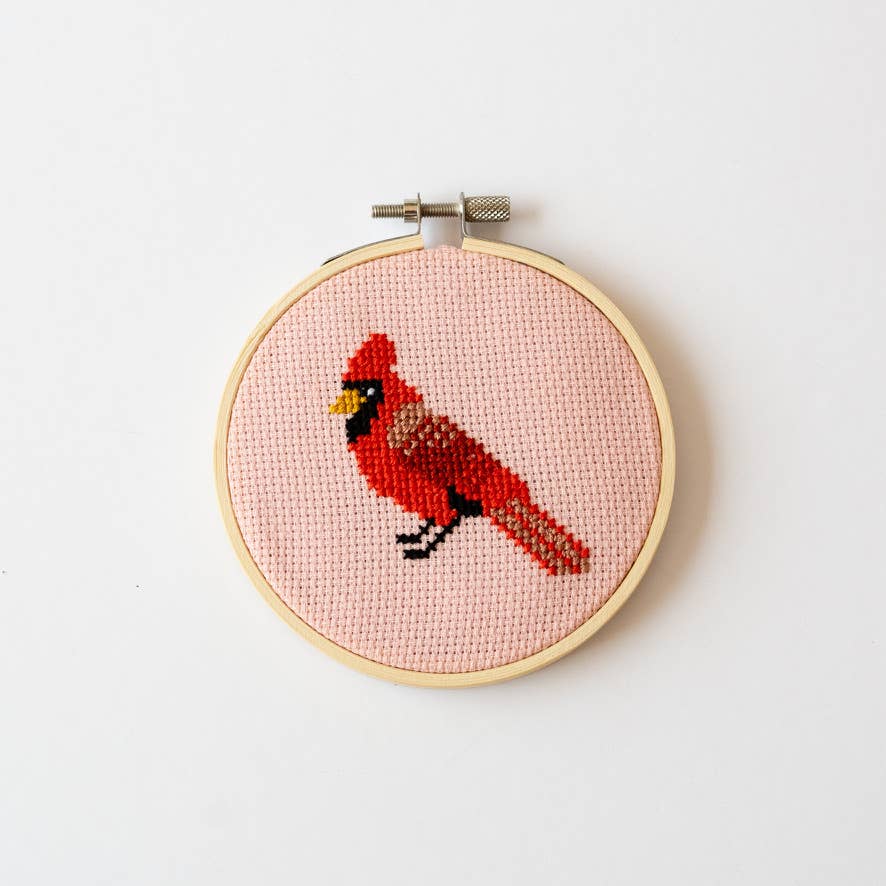 Cardinal Beginner Cross Stitch Kit