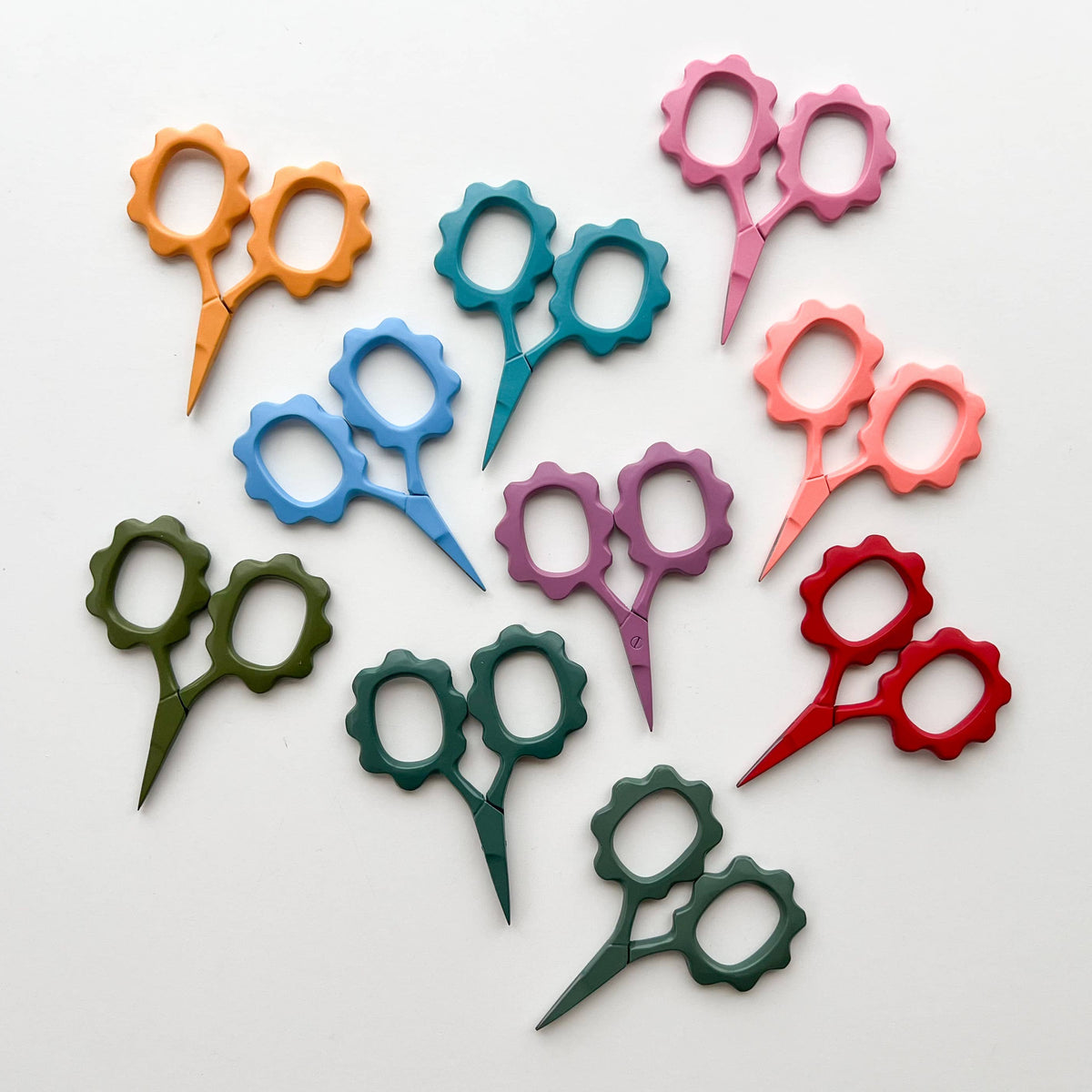 Small Flower Embroidery Scissors-Stitched Modern