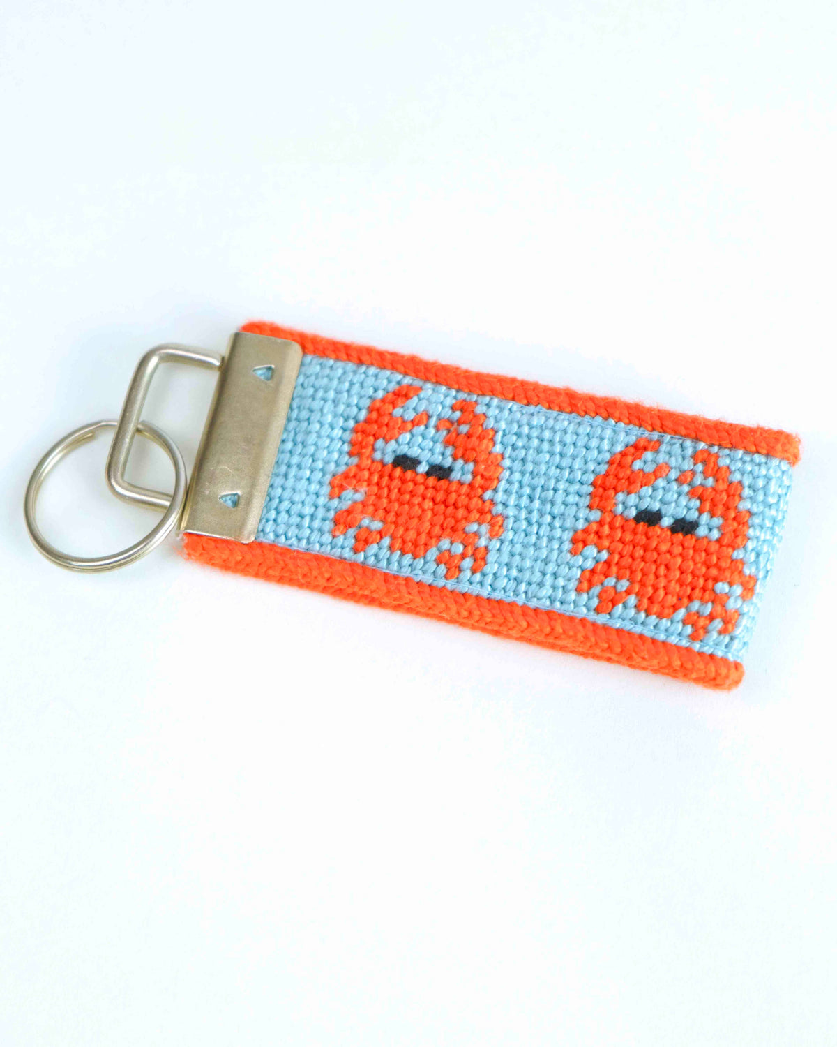 Crabs Needlepoint Key Fob Kit