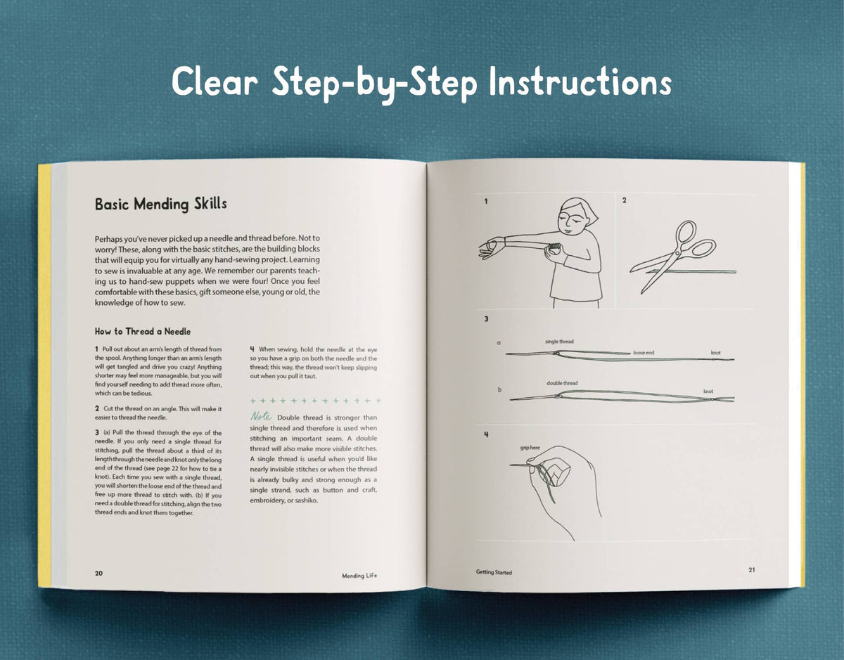 Mending Life: A Handbook for Repairing Clothes and Hearts-Stitched Modern