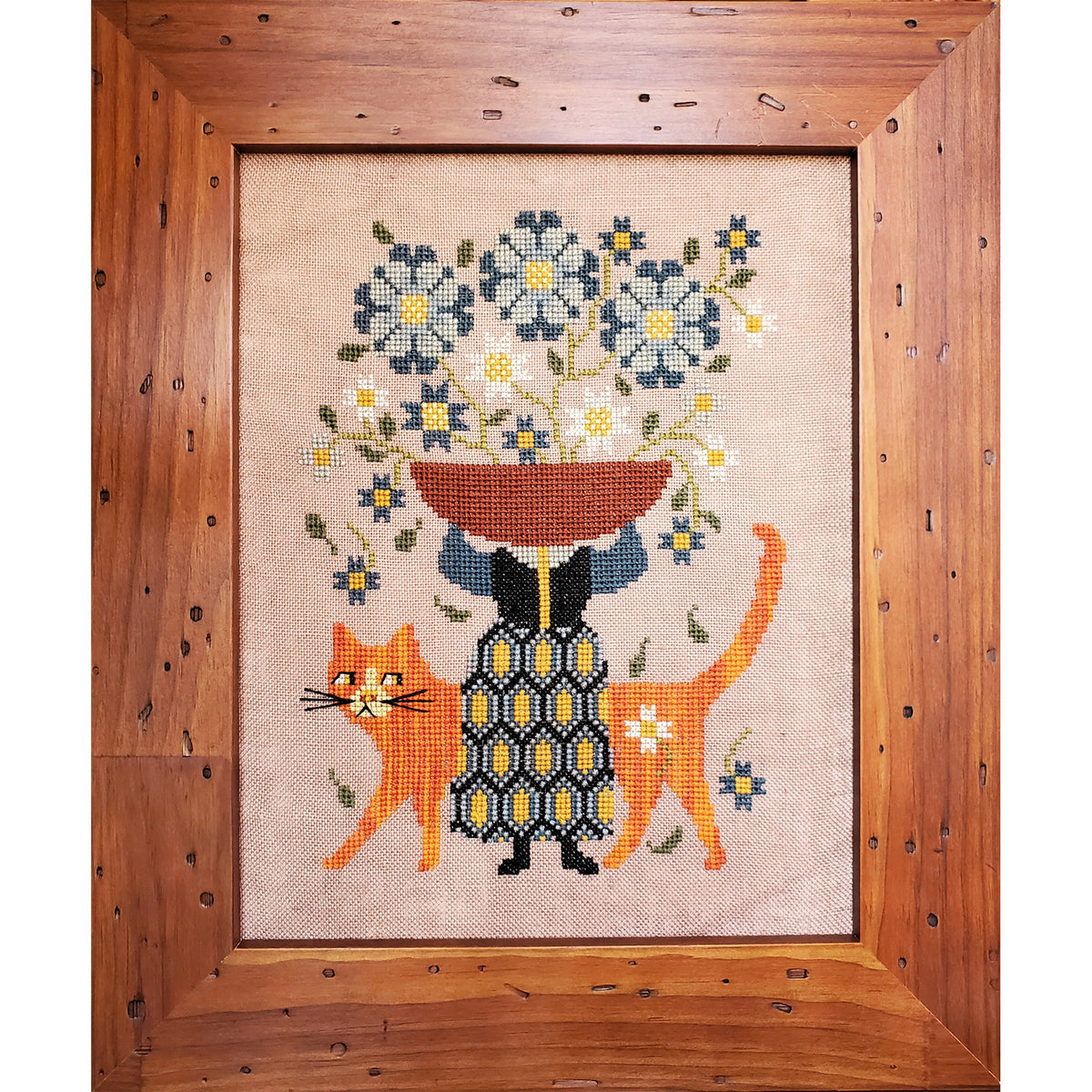 The Florist Cross Stitch Pattern