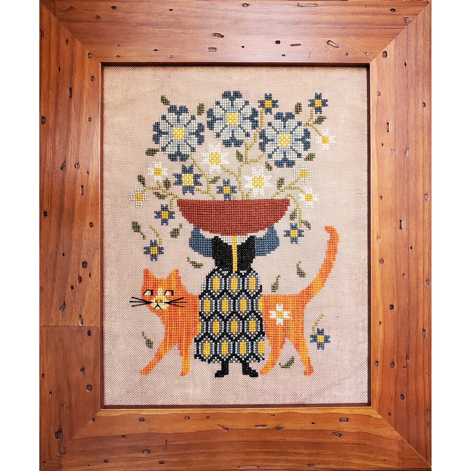 The Florist Cross Stitch Pattern