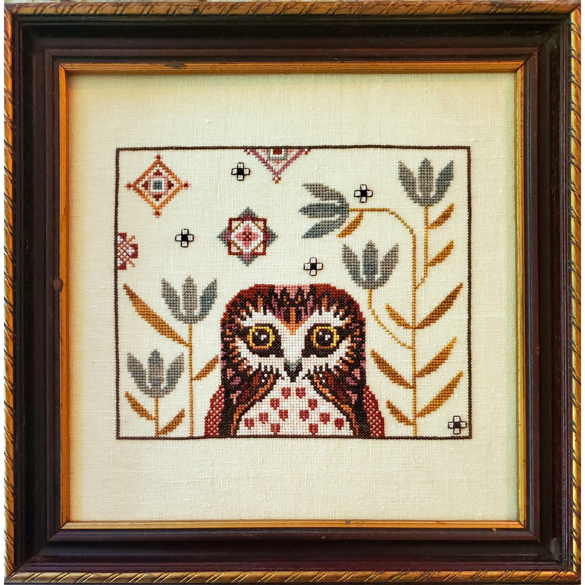 Oona Owl Cross Stitch Pattern