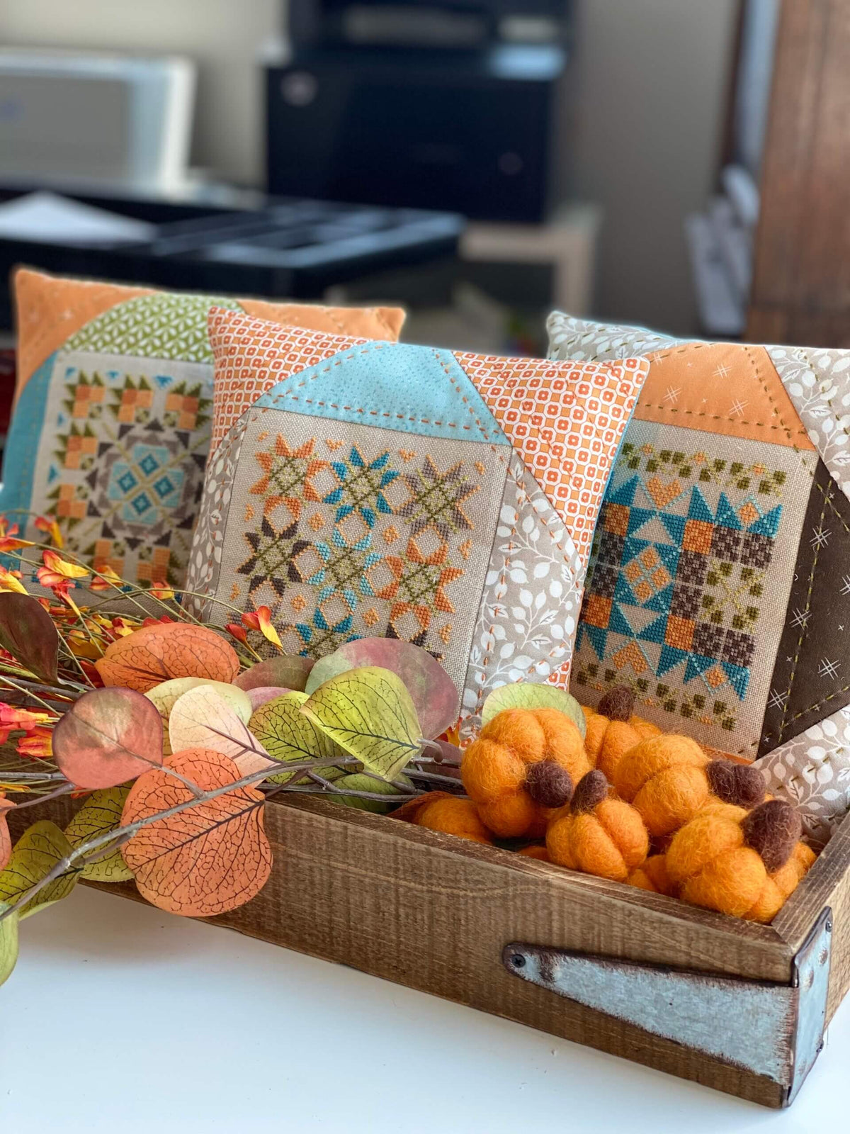 The Autumn Basket Cross Stitch Pattern