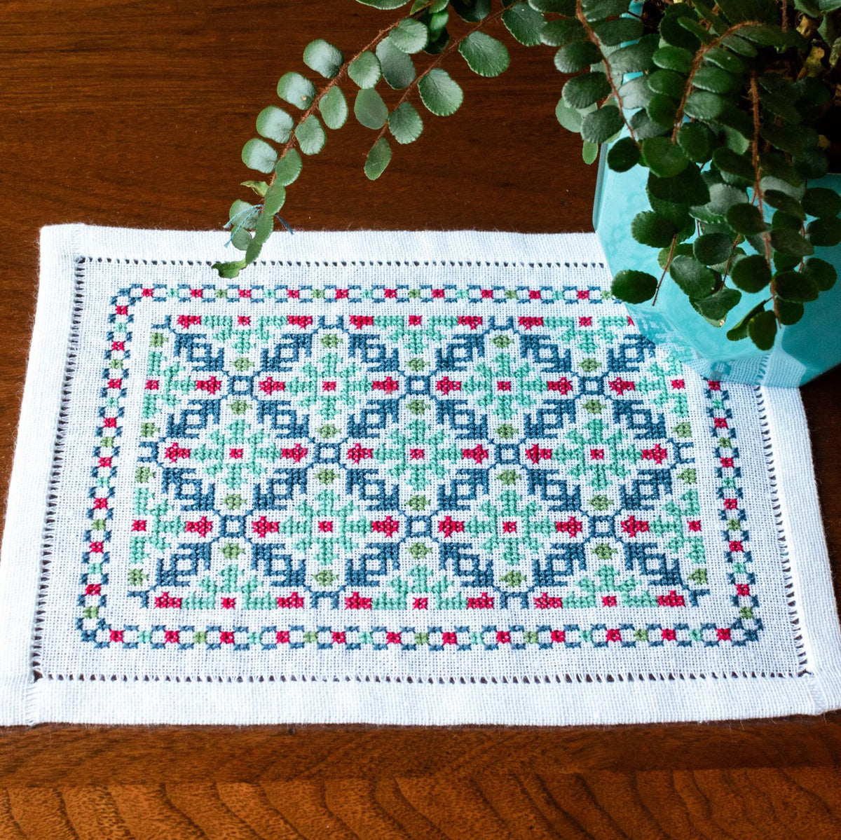 Mediterranean Folk Cross Stitch Kit - Phoebe