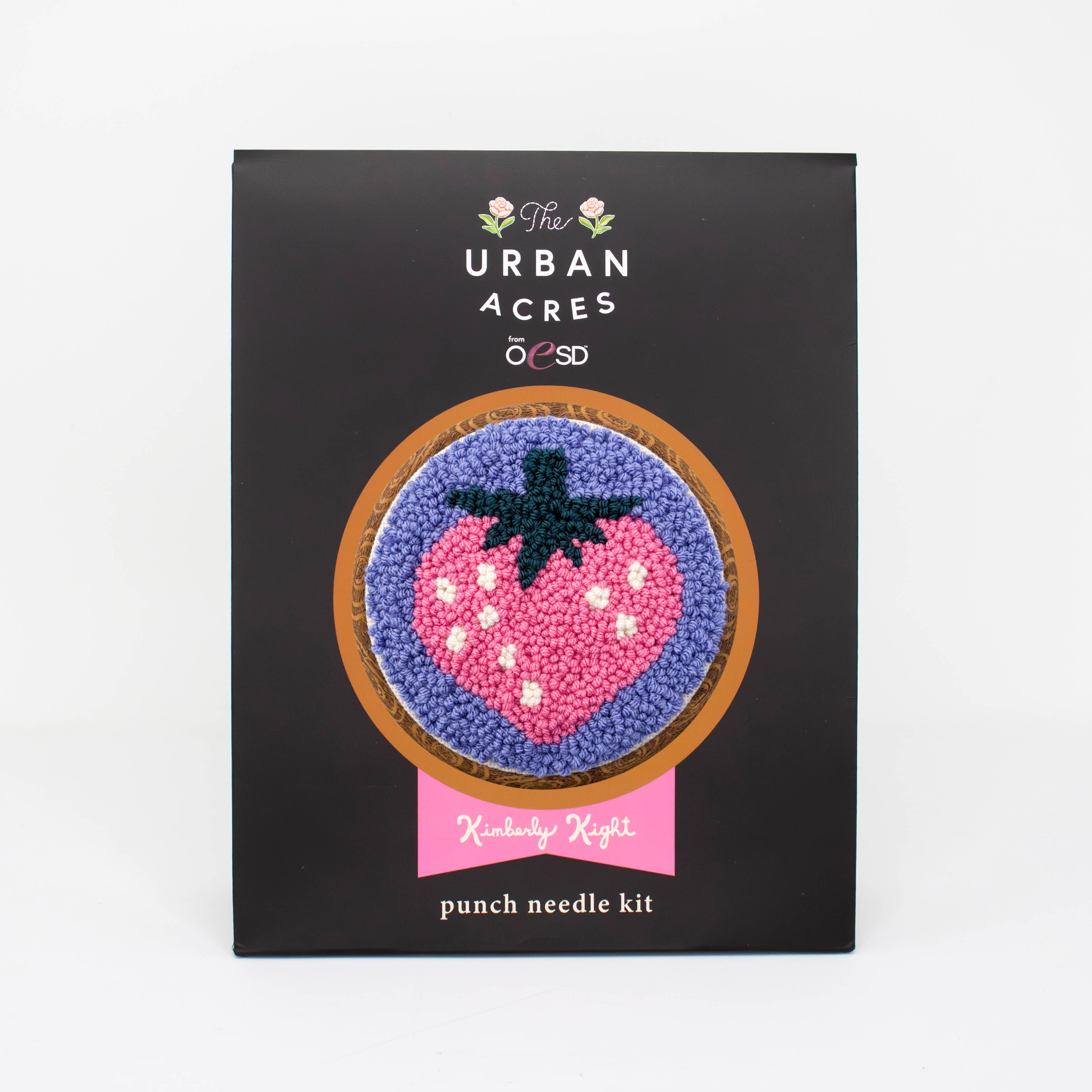 POINT MARQUE シリーズ アートブック Strawberry Punch Needle Kit - Stitched Modern