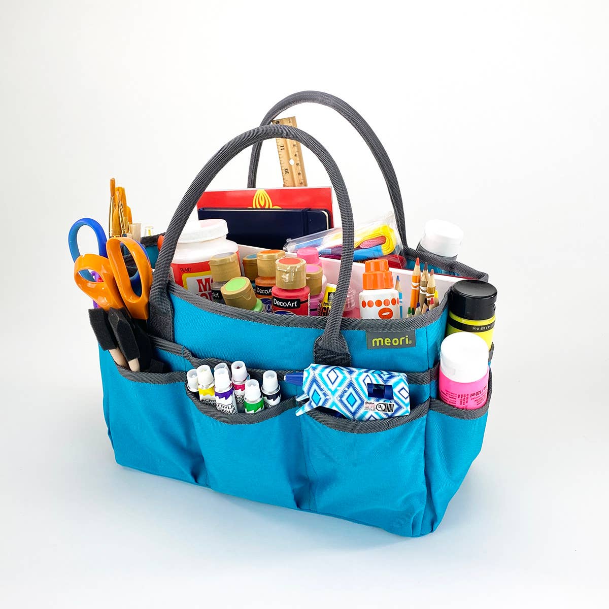 Portable Canvas Craft Tote Organizer