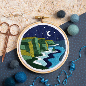Celtic Cliffs Mini Hand Embroidery Kit