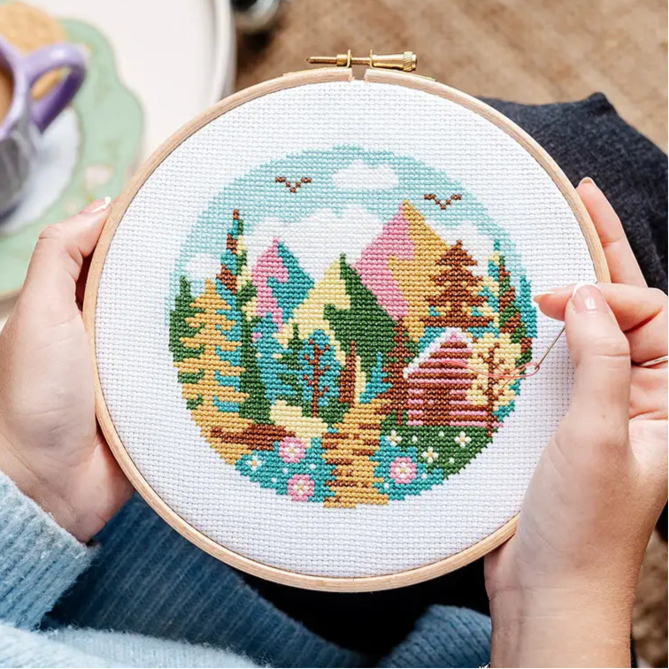 Forest Peaks Cross Stitch Kit