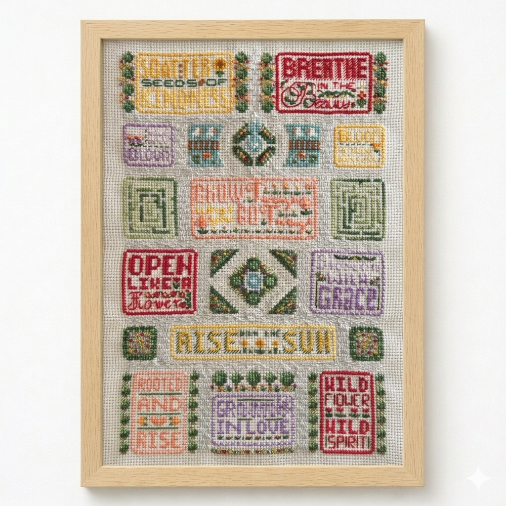 English Garden Cross Stitch Kit